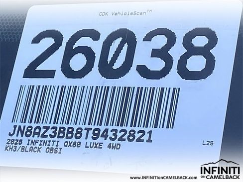 New 2026 INFINITI QX80 Luxe image 35