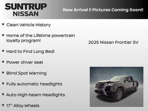 Certified 2025 Nissan Frontier SV AWD/4WD image 5