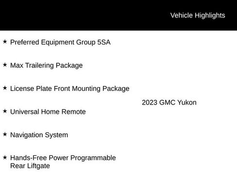 Used 2023 GMC Yukon Denali w/ Max Trailering Package AWD/4WD image 12