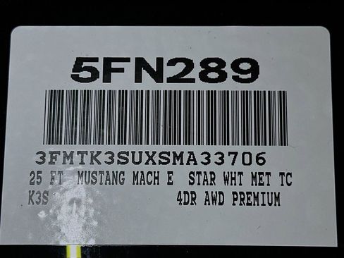 New 2025 Ford Mustang Mach-E Premium w/ Interior Protection Package AWD/4WD image 21