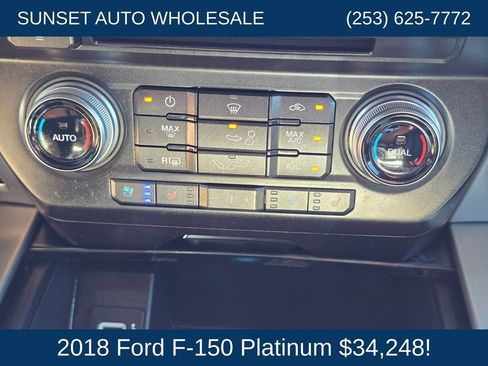 Used 2018 Ford F150 Platinum w/ Max Trailer Tow Package AWD/4WD image 35