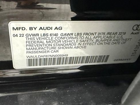 Used 2022 Audi A8 L 3.0T AWD/4WD image 22