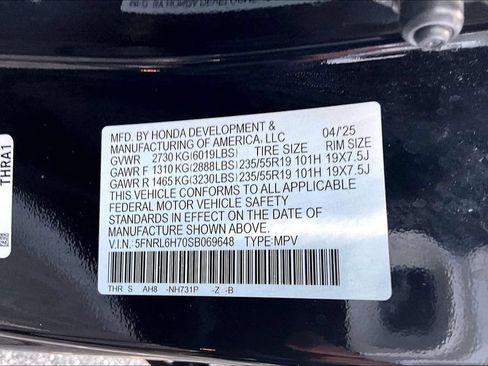Used 2025 Honda Odyssey Sport-L image 16