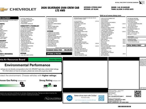 New 2026 Chevrolet Silverado 2500 LTZ w/ LTZ Plus Package AWD/4WD image 4