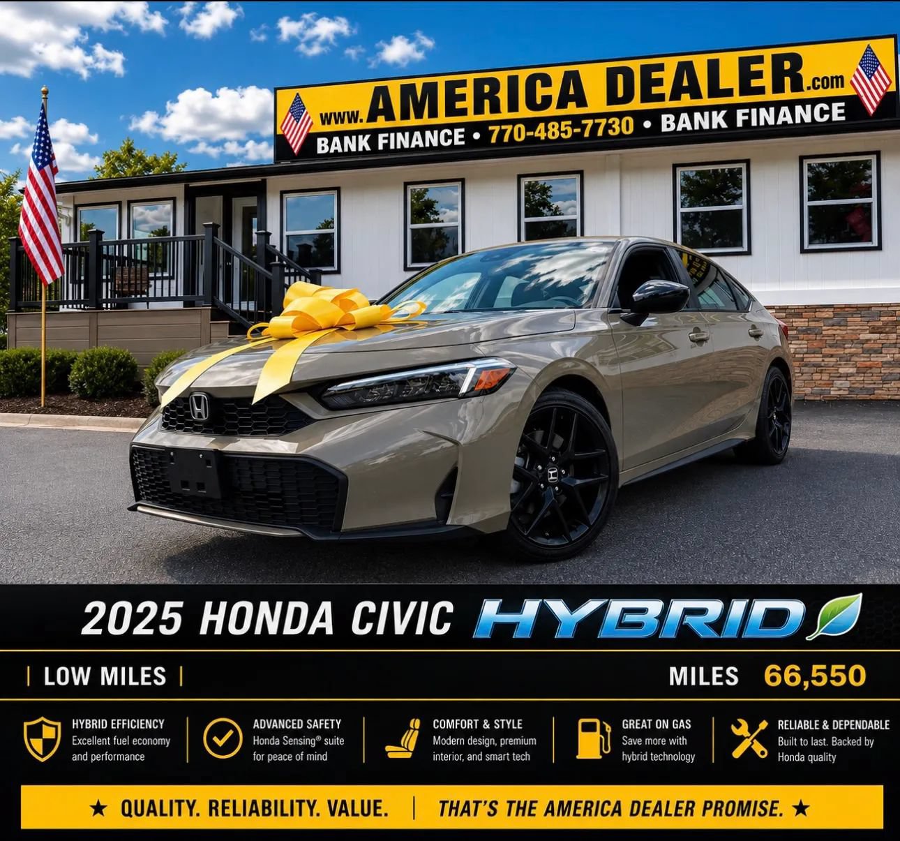 Used 2025 Honda Civic Sport image 1