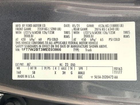 Used 2021 Ford F250 Lariat w/ Lariat Value Package image 32