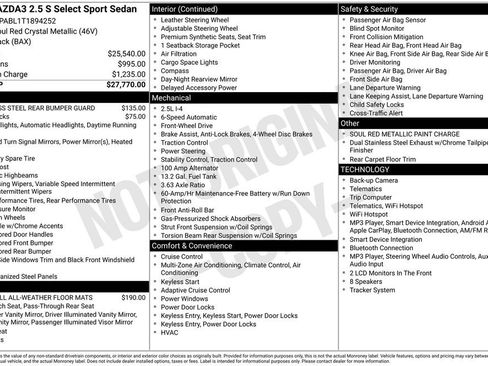 New 2026 MAZDA MAZDA3 s Sport FWD image 31