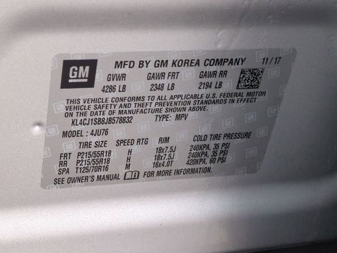 Used 2018 Buick Encore Sport Touring w/ Safety Package image 38