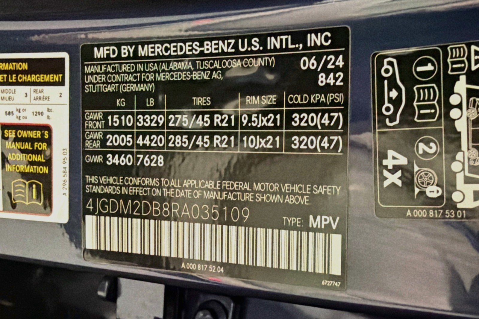Certified 2024 Mercedes-Benz EQS 450+ SUV image 26