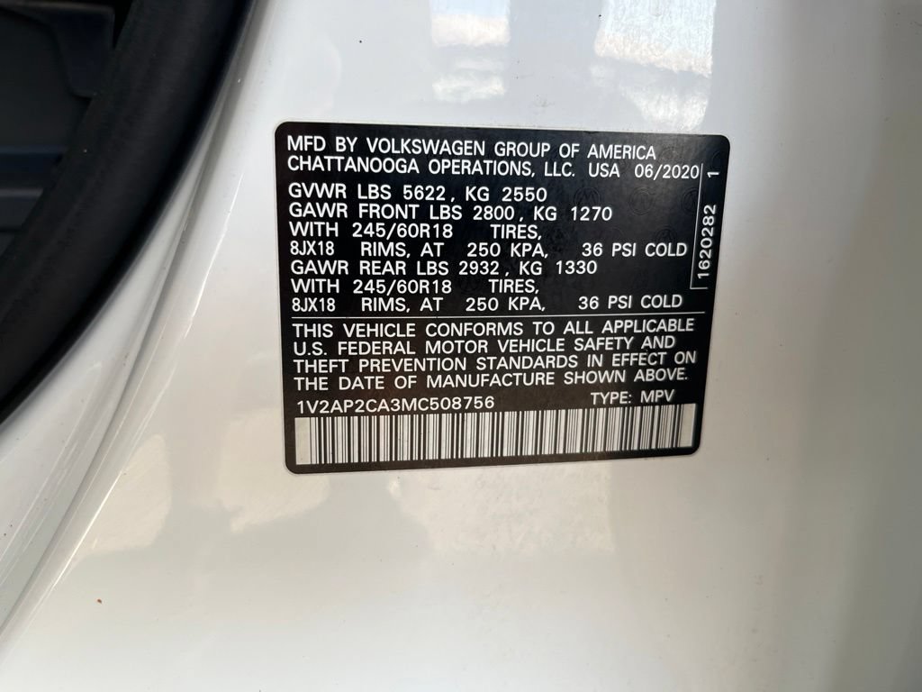Used 2021 Volkswagen Atlas S FWD image 10