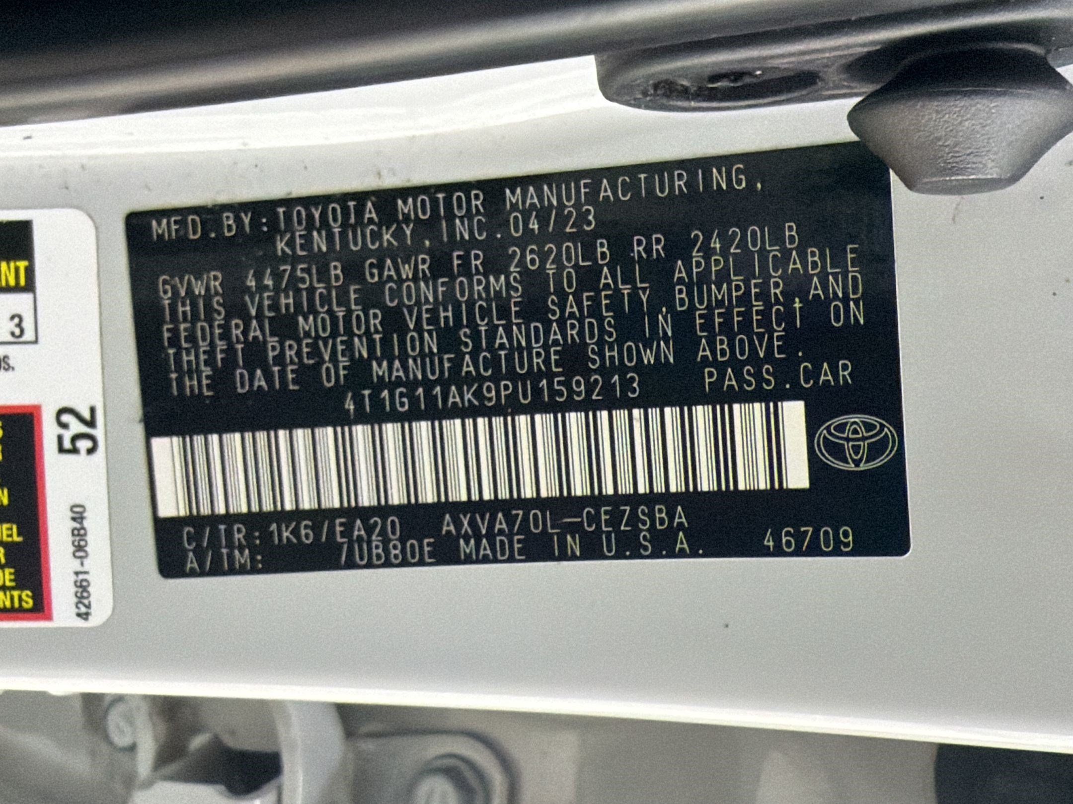 Used 2023 Toyota Camry SE FWD image 22