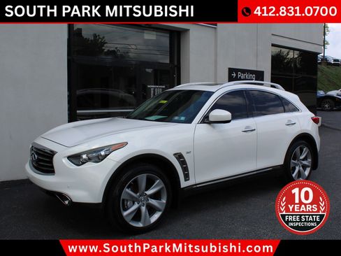 Used 2014 INFINITI QX70 AWD w/ Sport Technology Package image 2