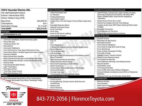 Used 2023 Hyundai Elantra SEL image 29