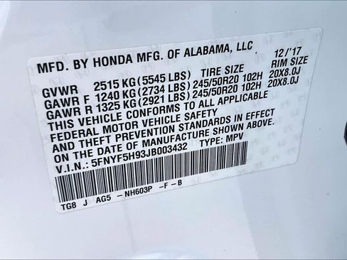 Used 2018 Honda Pilot Touring image 33