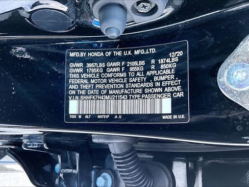 Used 2021 Honda Civic Sport image 33