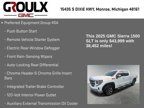Used 2025 GMC Sierra 1500 SLT w/ SLT Premium Package AWD/4WD image 15