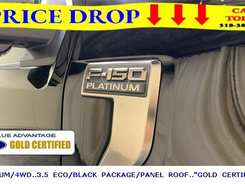 Certified 2023 Ford F150 Platinum w/ Equipment Group 701A High image 11
