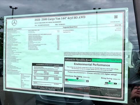 New 2025 Mercedes-Benz Sprinter 2500 image 17