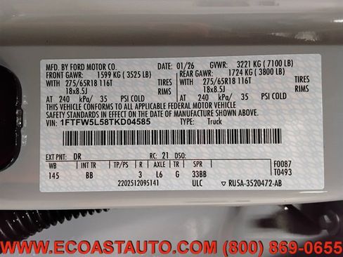 Used 2026 Ford F150 Lariat w/ FX4 Off-Road Package AWD/4WD image 19