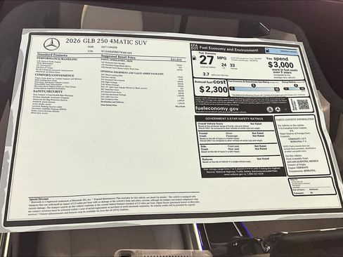 New 2026 Mercedes-Benz GLB 250 4MATIC image 18