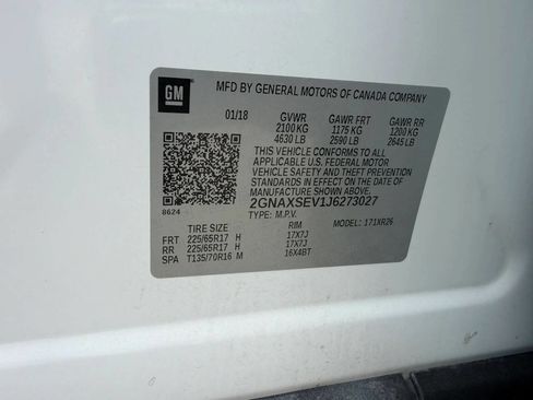 Used 2018 Chevrolet Equinox LT AWD/4WD image 30