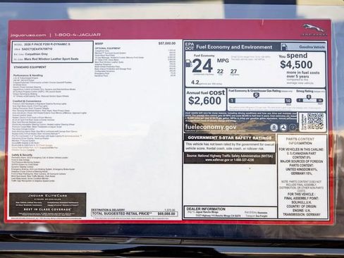 New 2026 Jaguar F-PACE R-Dynamic S image 32