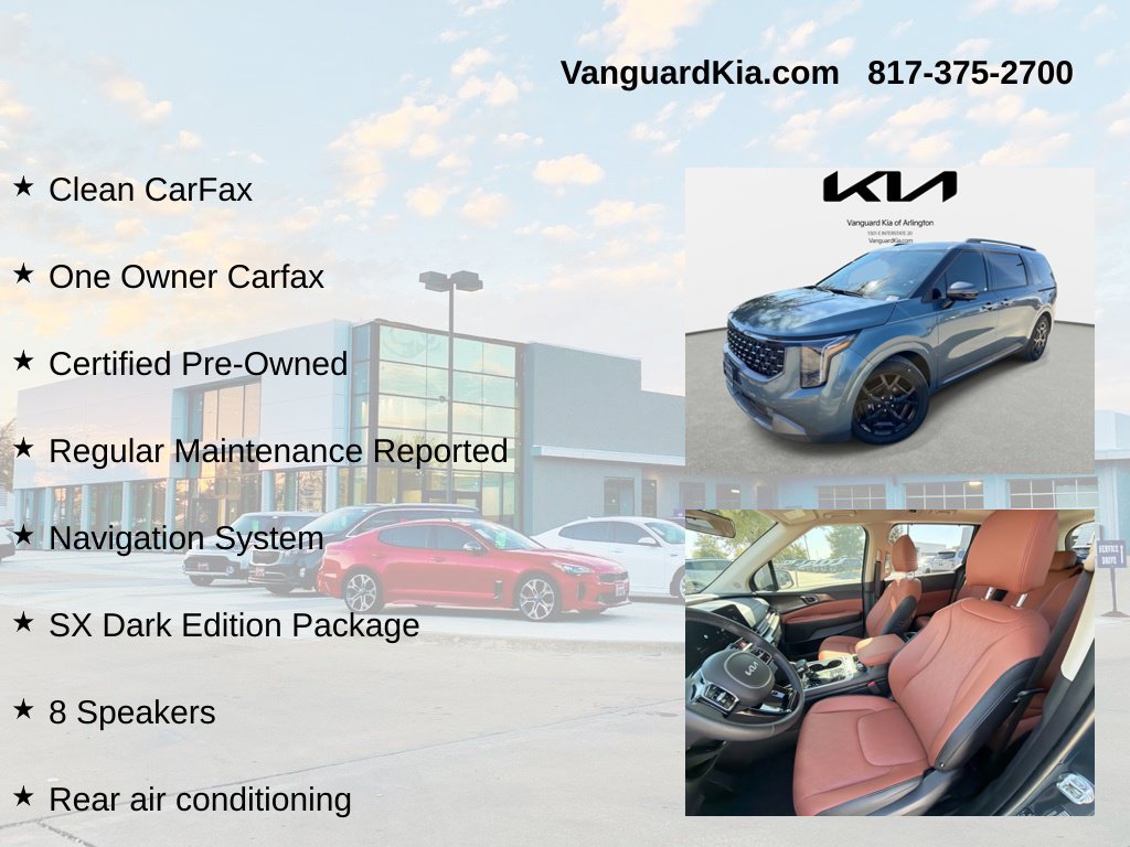 Used 2026 Kia Carnival SX w/ SX Dark Edition Package FWD image 6