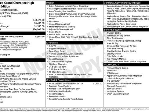 Used 2021 Jeep Grand Cherokee High Altitude RWD image 26