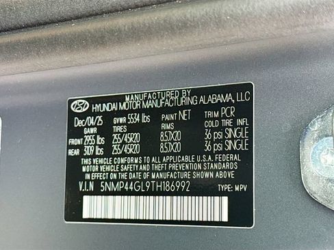 Certified 2026 Hyundai Santa Fe Limited FWD image 30