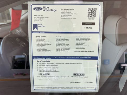 Used 2025 Honda Odyssey Elite image 5