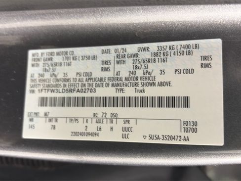 Certified 2024 Ford F150 XLT w/ Mobile Office Package AWD/4WD image 9