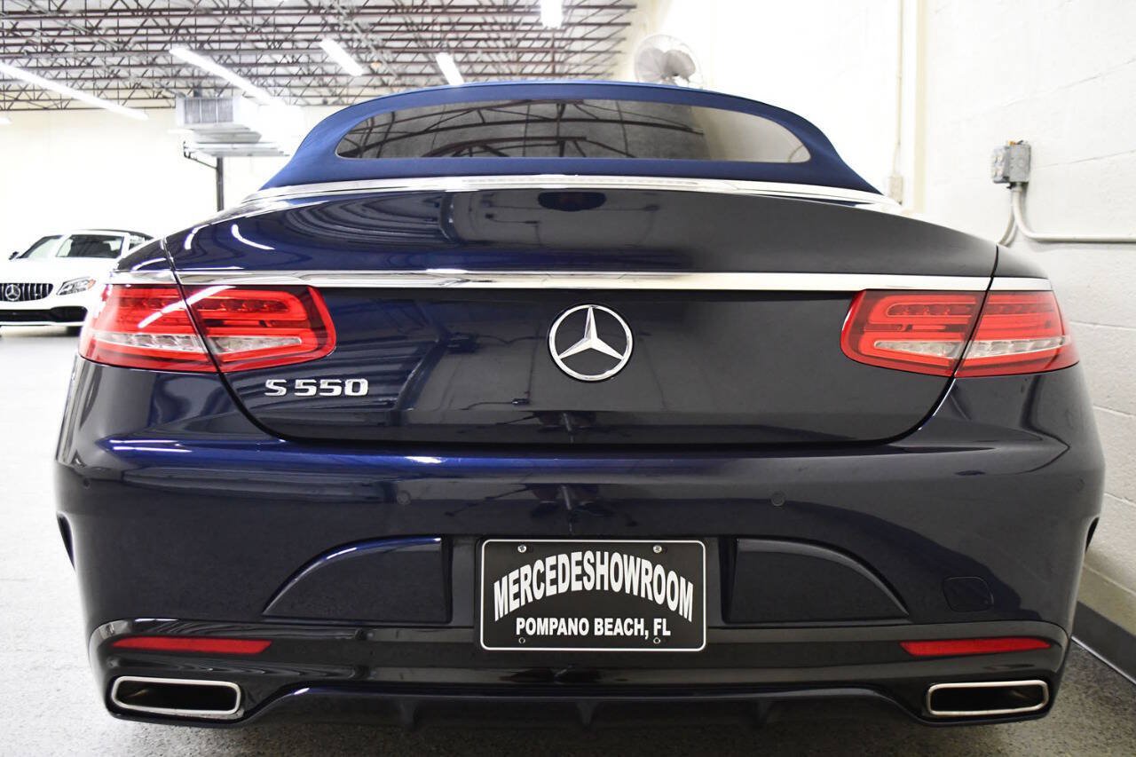 Used 2017 Mercedes-Benz S 550 Cabriolet image 31