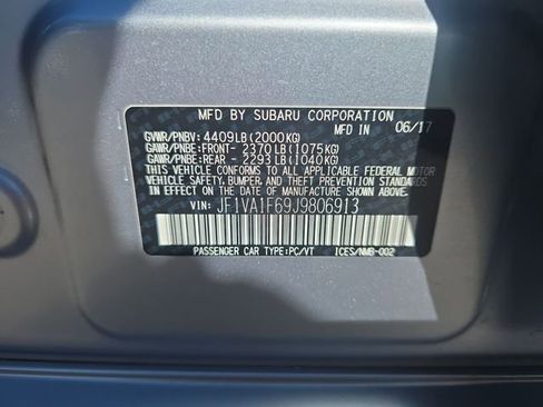 Used 2018 Subaru WRX Limited image 9