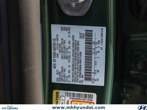 Used 2025 Ford Bronco Sport Big Bend w/ Convenience Package AWD/4WD image 26