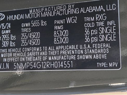 Used 2024 Hyundai Santa Fe Calligraphy FWD image 13