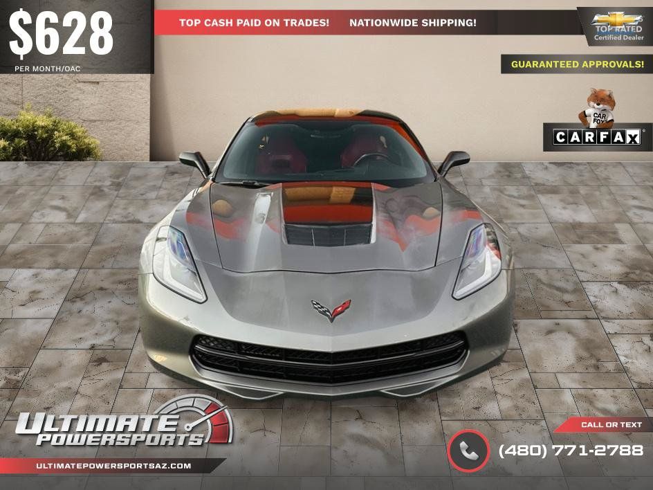 Used 2016 Chevrolet Corvette Stingray Coupe w/ Carbon Flash Badge Package RWD image 11