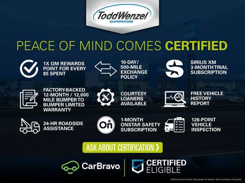 Certified 2023 Chevrolet Silverado 1500 Custom Trail Boss w/ LPO, Dark Essentials Package AWD/4WD image 24