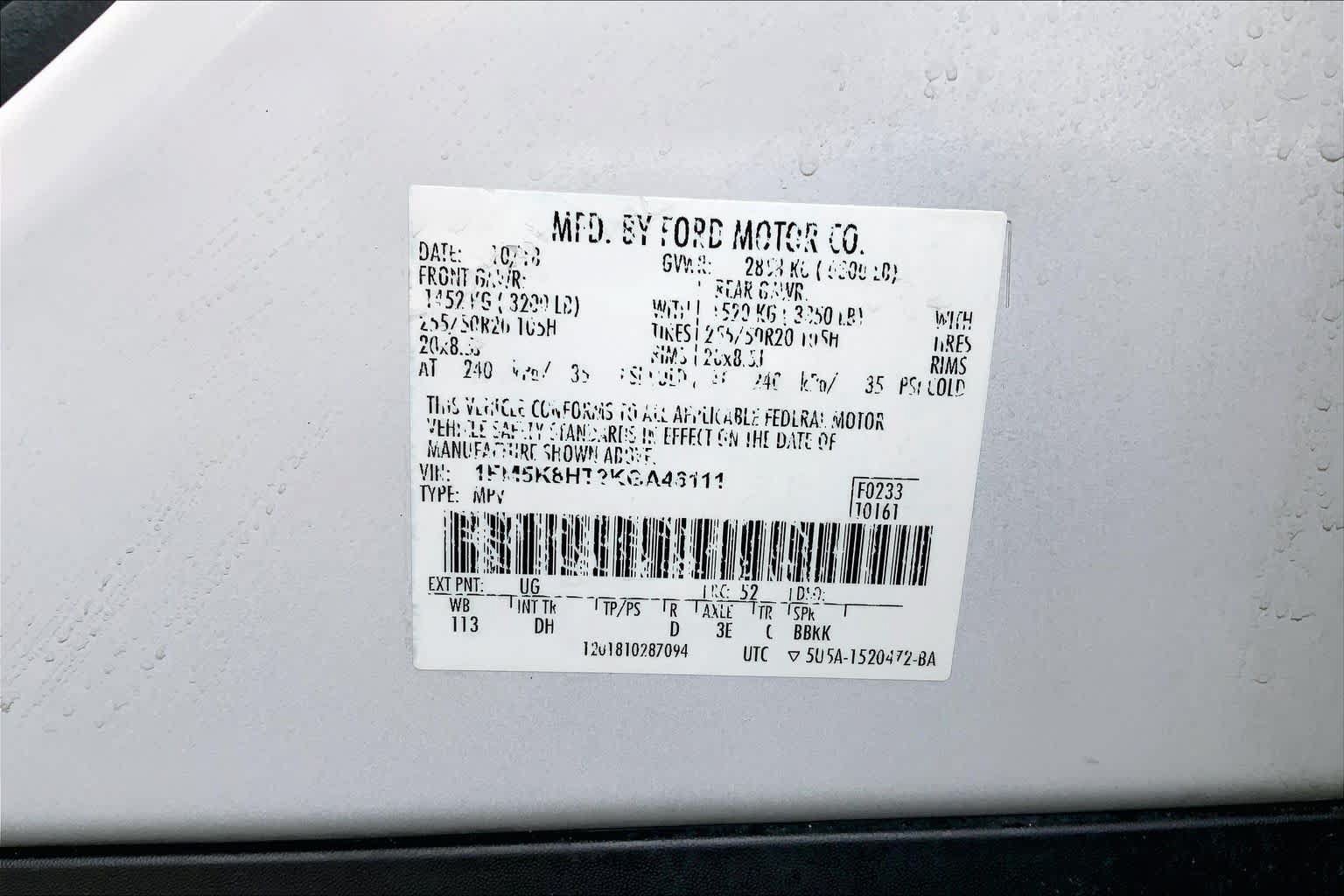 Used 2019 Ford Explorer Platinum AWD/4WD image 37