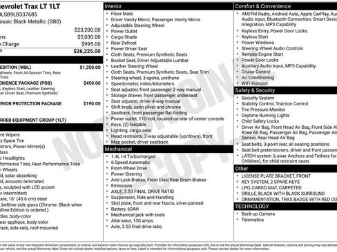 Used 2020 Chevrolet Trax LT w/ Redline Edition FWD image 6