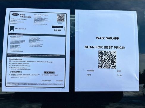 Certified 2023 Ford F150 XLT w/ Equipment Group 302A High image 35