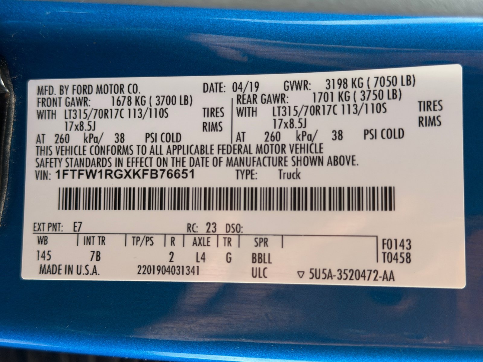 Used 2019 Ford F150 Raptor AWD/4WD image 34