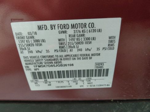 Used 2018 Ford Explorer XLT w/ Equipment Group 202A FWD image 33