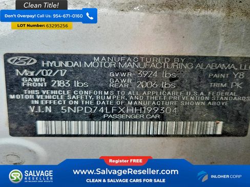 Used 2017 Hyundai Elantra SE FWD image 16