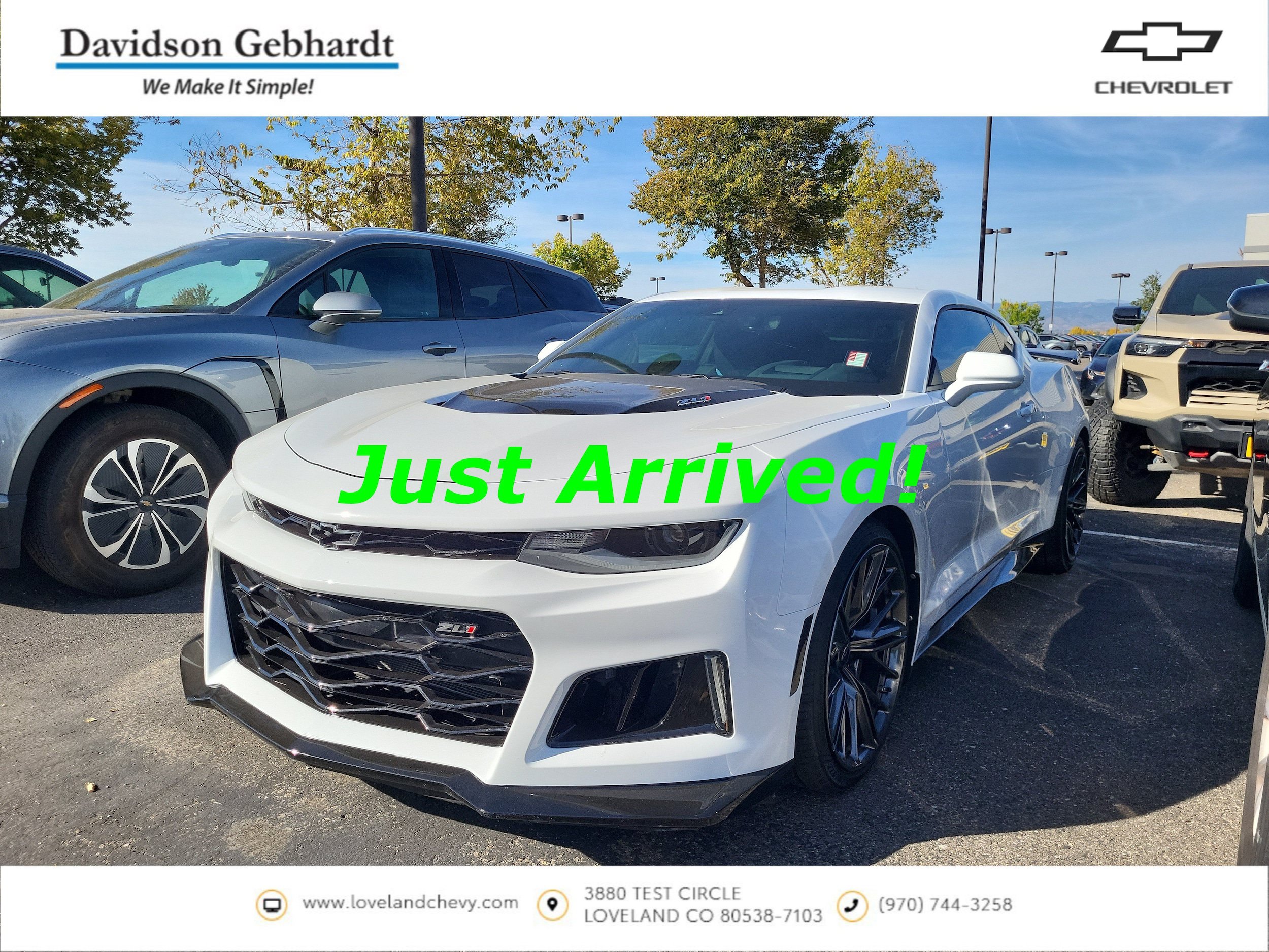 Used 2021 Chevrolet Camaro ZL1 RWD image 1