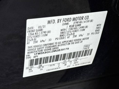Used 2021 Ford Explorer ST w/ Equipment Group 401A AWD/4WD image 26