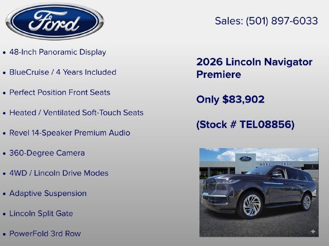 New 2026 Lincoln Navigator Premiere AWD/4WD image 6
