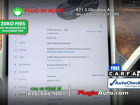 Used 2021 Tesla Model S Long Range Plus AWD/4WD image 2