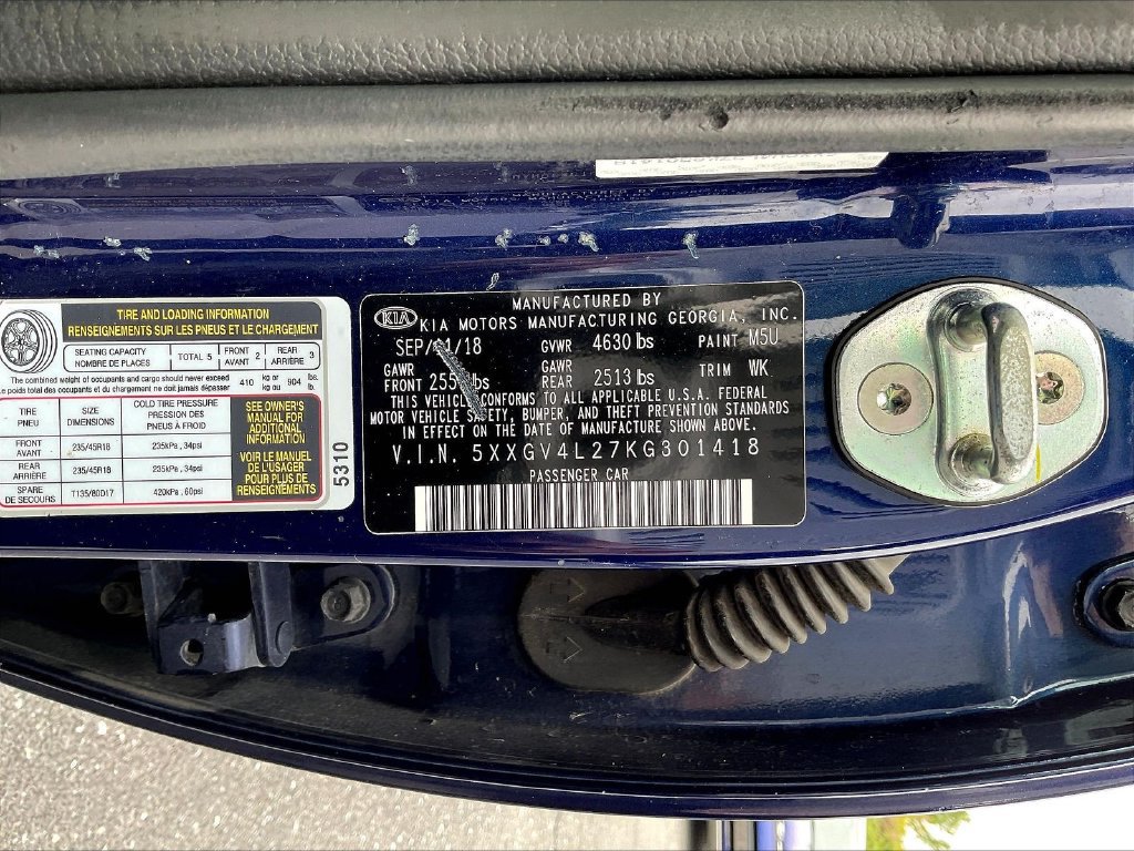 Used 2019 Kia Optima SX w/ SX Limited (Black) Package FWD image 22