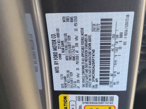 New 2025 Ford Bronco Sport Badlands w/ Badlands Tech Package image 13