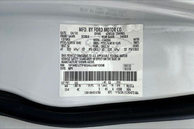 Used 2010 Ford Explorer Limited AWD/4WD image 6